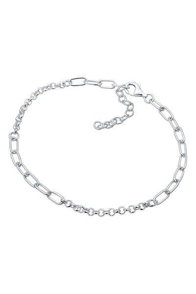 Nenalina Basic-Trendarmband aus 925er Silber – Charmträger-Bettelarmband