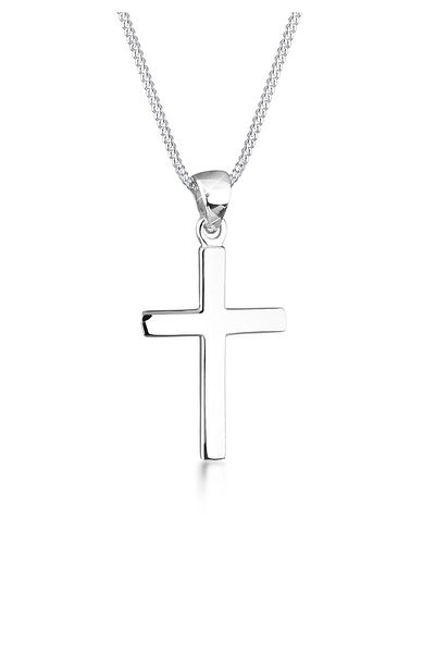 ELLI Halskette Kreuz Symbol Kommunion Konfirmation 925 Silber