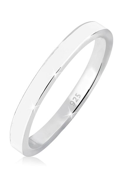 ELLI Halka Zımbalama Temel Emaille 925 Silber