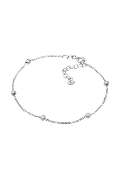 ELLI Armband Basic Panzerkette Silberbeads 925 Silber