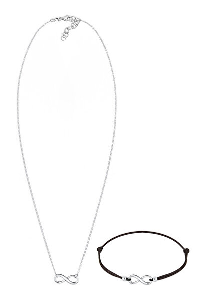 ELLI Schmuckset Infinity Unendlich Verbundenheit 925 Silber