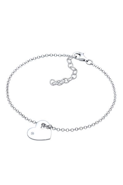 ELLI Kol Bandı Herz Love Diamant (0,015 ct) 925 Gümüş