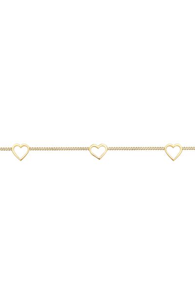 ELLI Halskette Halskette Gerdanlık Herz Cut Out Liebe Romantik 925 Silber