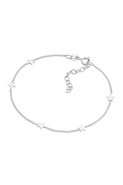 ELLI 925 Silber Astro Trend Panzerkette - Armband Stern