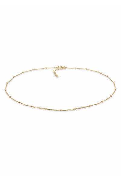 ELLI Halskette Basic Choker Kugelkette Trend Blogger 925 Silber