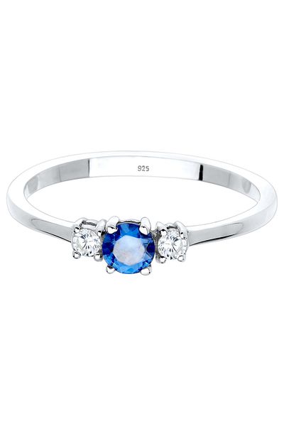 ELLI Ring Verlobungsring Zirkonia 925 Sterling Silber