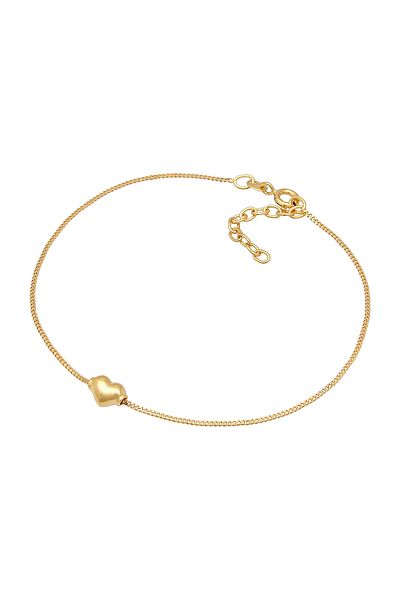 ELLI Fußschmuck Kinder Herz Liebe Hübsch 925 Silber