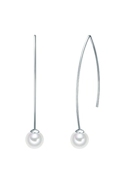 Lulu & Jane Perlenohrhänger Ohrhänger Muschelkernperle weiß