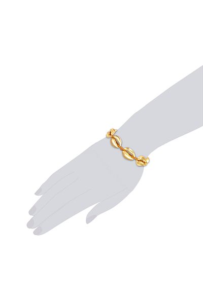 Lulu & Jane Modeschmuck Kolband Kol Band gelbgold