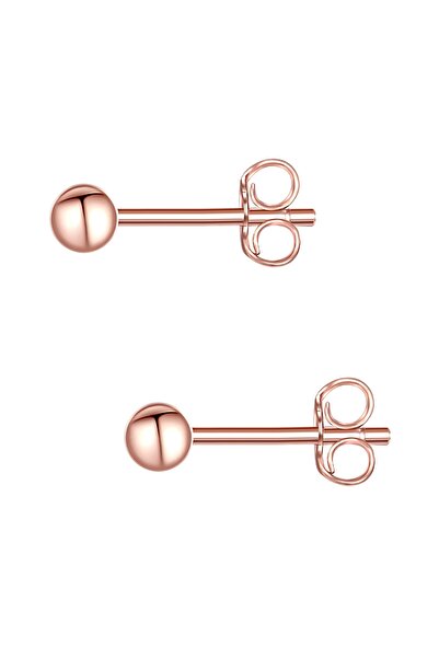 Glanzstücke München Silberohrstecker Ohrstecker Sterling Silber pembe altın