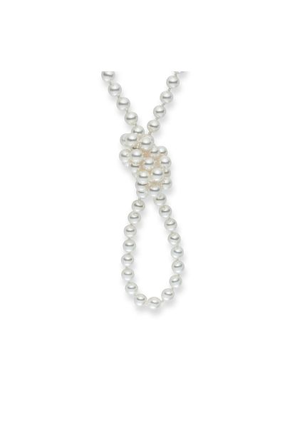 Lulu & Jane Perlenhalskette Kette Muschelkernperle weiß