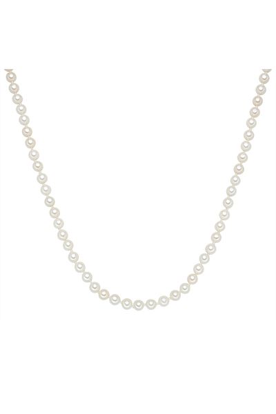 Rafaela Donata Perlenhalskette Kette Sterling Silber Muschelkernperle weiß