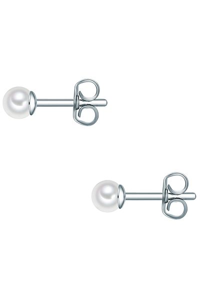 Trilani Silberohrstecker Ohrstecker Sterling Silber Muschelkernperle
