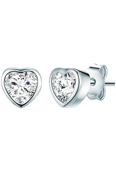Rafaela Donata Silberohrstecker Ohrstecker Sterling Silber Zirkonia weiß