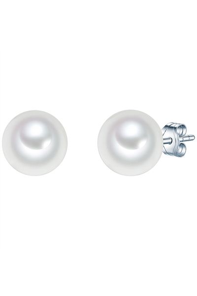 Rafaela Donata Perlenohrstecker Ohrstecker Sterling Silber Muschelkernperle weiß
