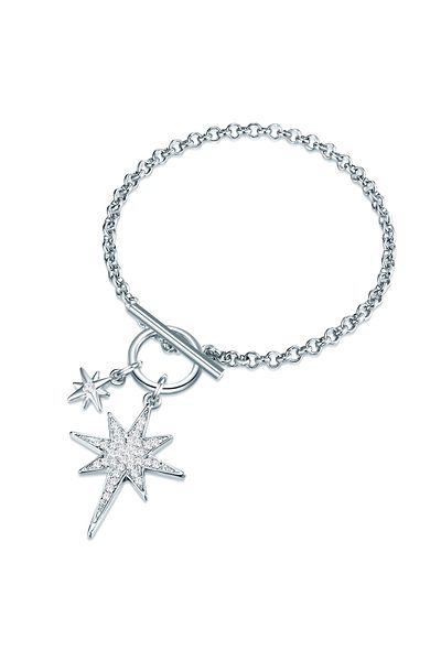 Lulu & Jane Modeschmuckarmband Kol Bandı Glas weiß