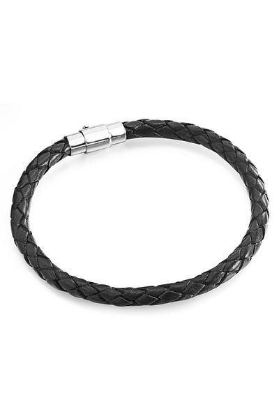 Rafaela Donata Lederarmband Armband schwarz