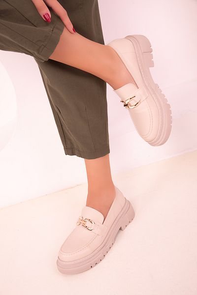 SOHO Beige Women's Casual Shoes 18340