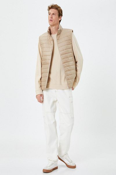 Koton Men's Beige Vest