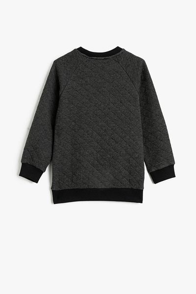 Koton Boy's Anthracite Sweatshirt