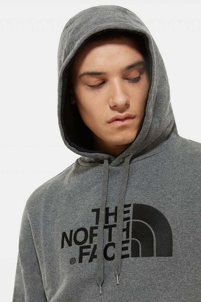 Grey north 2025 face hoodie mens