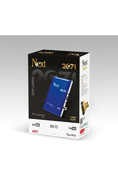 Next 2071 H.265 Uyumlu Hevc Özellikli Çanaklı Çanaksız Mpeg4 Hd Uydu Alıcısı