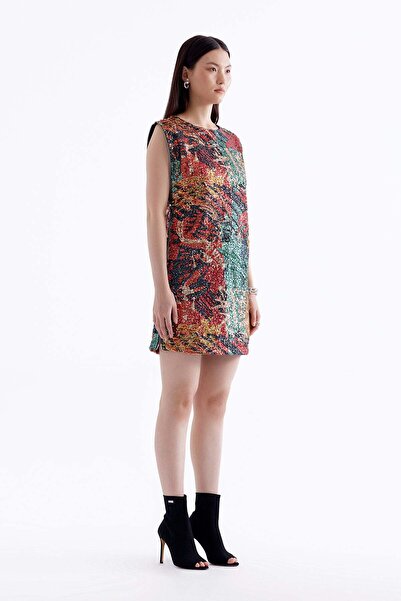 VDR Çok Renkli Elbise 13441