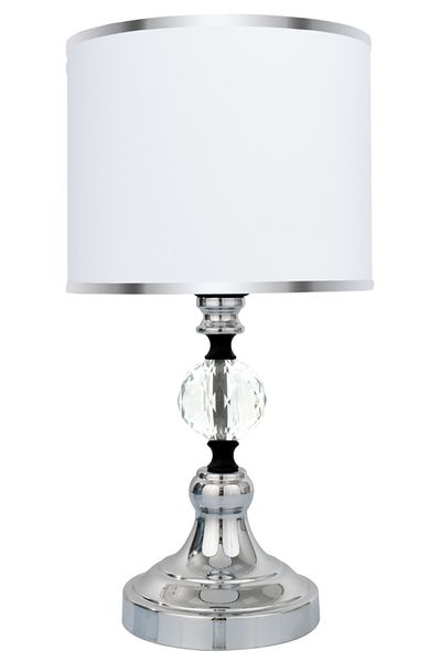 MINIMAL ETICARET VE BILGI TEKNOLOJILERI Omega Crystal Silver Chrome Mini Lampshade
