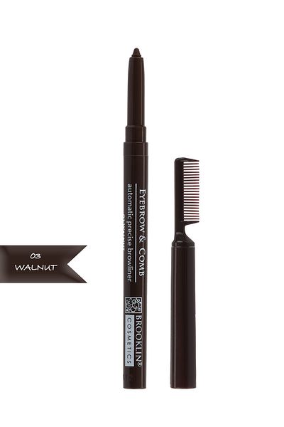 BROOKLIN Eyebrow Pencil - Eyebrow SHORT MATIC Pencil NO 3 WALNUT
