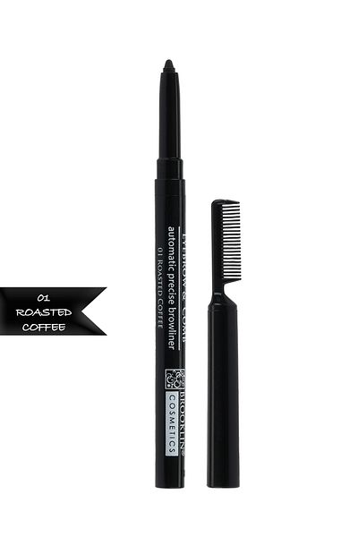 BROOKLIN Eyebrow Pencil - Eyebrow SHORT MATIC Pencil NO 1 ROASTED COFFEE