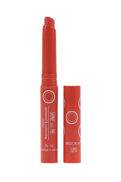 BROOKLIN Lipstick - LIPSTICK SHINE on ME No 08 orange in love