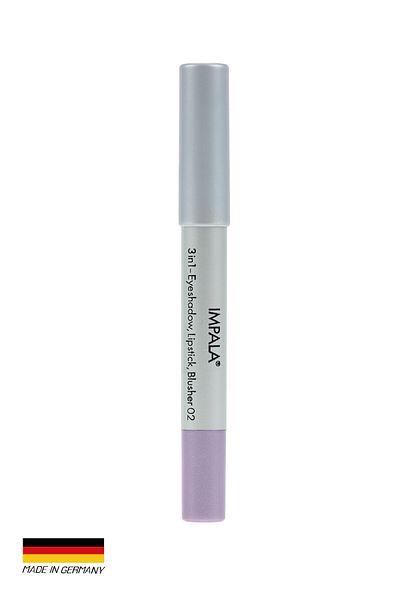 IMPALA 3 in 1 Pencil - Eyeshadow, Lipstick, Blush No 02