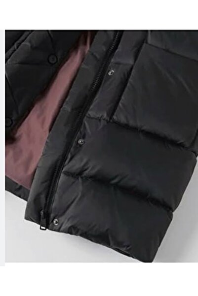 intimo kids siyah şişme çocuk mont