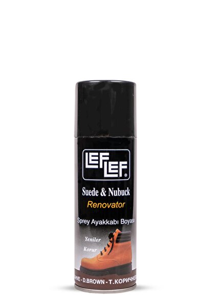 Dopar Bağcık + Nuri Leflef Süet Nubuk Ayakkabı Sprey Bakım Boyası 200 ML Set