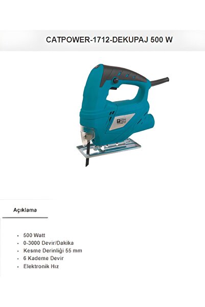 Cat Power 1712 DEKUPAJ 500W