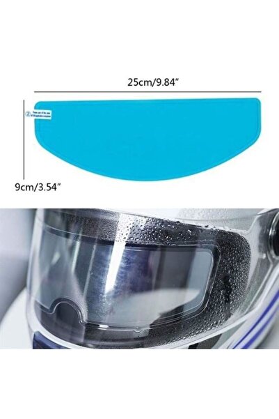 Tahtakale Dünyası Motorsiklet Kaskı Yağmur Kaydırıcı Buğu Önleyici Kask Su Kaydırıcı Yağmur Önleyici