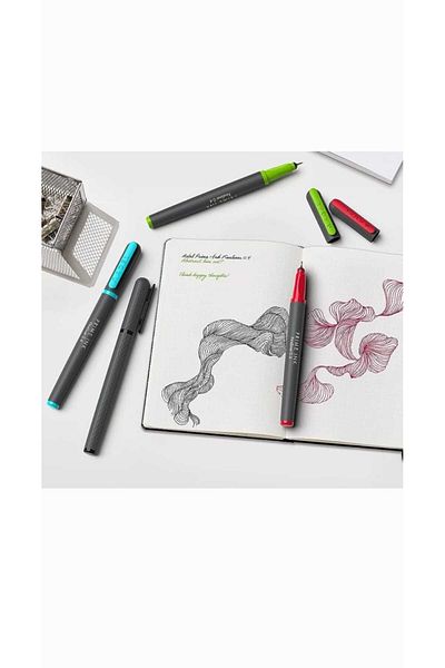 ÇEÇEN HOME 10 Pieces Fine Tip Fineliner Pen Prime Ink 10 Colors