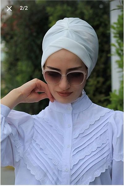 Nilbutik Bone Shawl Ready-made Hijab Clothing Cross Bone (women's Hijab Clothing) ready-made Bone Shawl