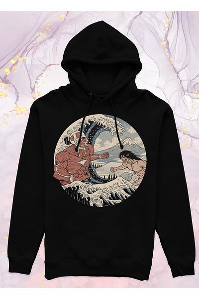 Pisa Art Атака на титани (shingeki No Kyojin) - Великите титани - Суичър без джобове