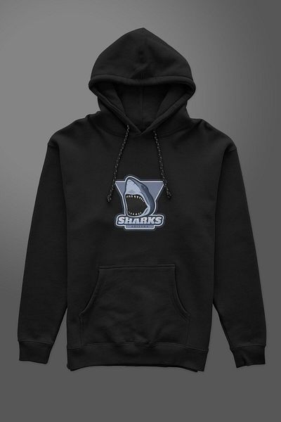 Pisa Art Φούτερ με κουκούλα με κουκούλα με στάμπα Unisex Pocket Oversize Hoodie Arizona Sharks