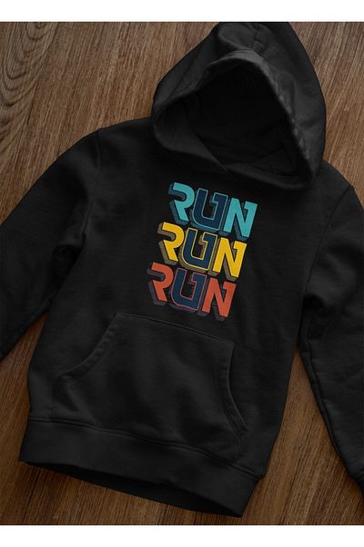 Pisa Art Run - Φούτερ με σχέδιο Run