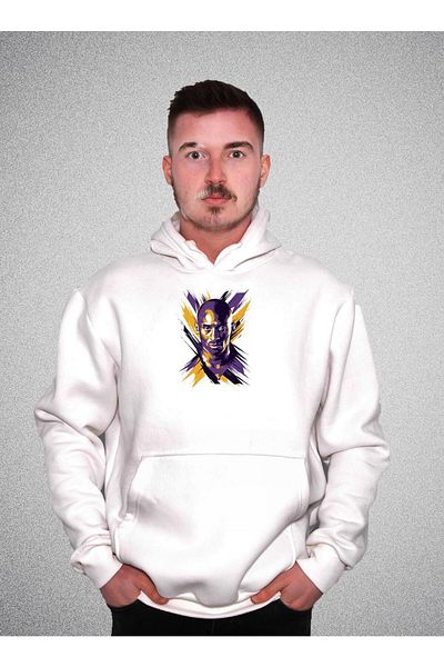 Pisa Art Φούτερ μπάσκετ Kobe Bryant Black Mamba NBA Allstar Unisex με κουκούλα