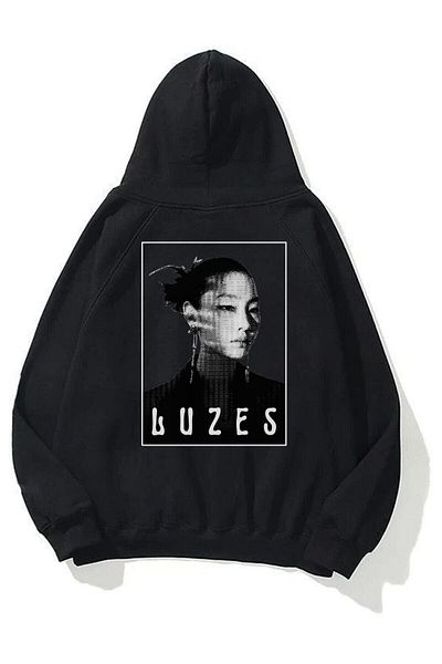 Pisa Art Φούτερ Unisex Oversize - 3 κλωστές, εμπριμέ στην πλάτη, κουκούλα