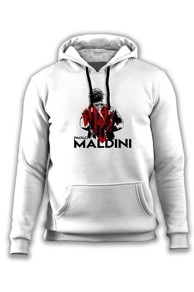 Pisa Art Paolo Maldini - Φούτερ με κουκούλα σειράς Special Drawing Design Legends