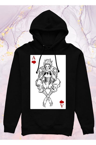 Pisa Art Hunter X Hunter - Hisoka Morow - Φούτερ με κουκούλα χωρίς τσέπη