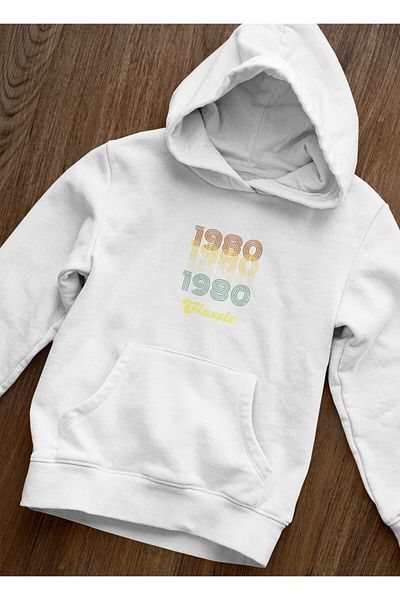 Pisa Art Φούτερ ρετρό σχεδίου του 1980