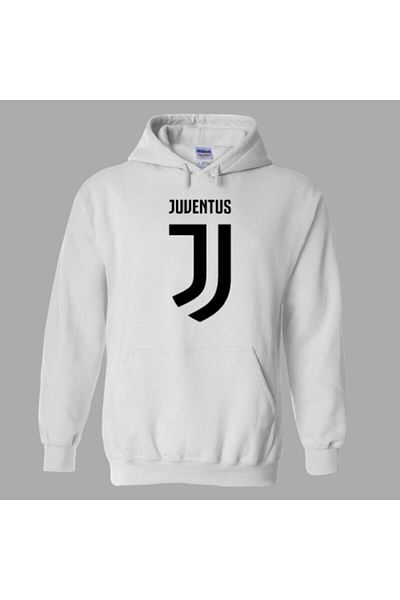 Pisa Art Unisex Λευκό φούτερ Juventus Hoodie
