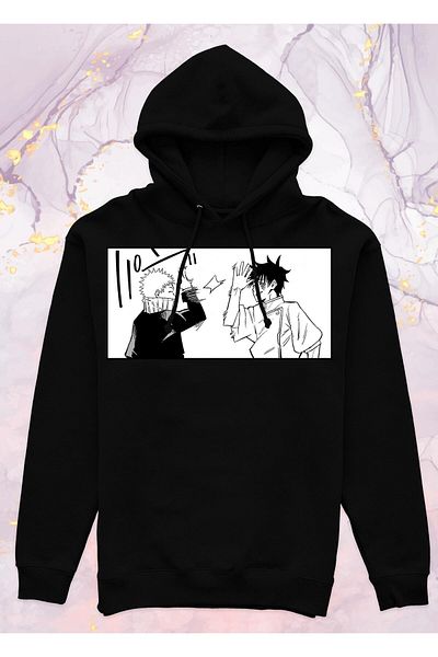 Pisa Art Jujutsu Kaisen - Yuta And Toge - суичър без джоб