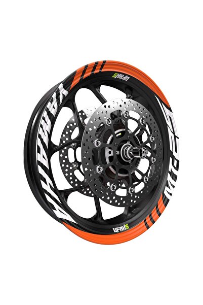 Ufaks Yamaha MT-25 Jant Şeridi – Turuncu