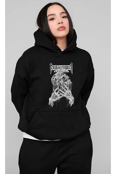Edizen Φούτερ Punkverised v2 Oversize Premium 100% βαμβακερή κουκούλα